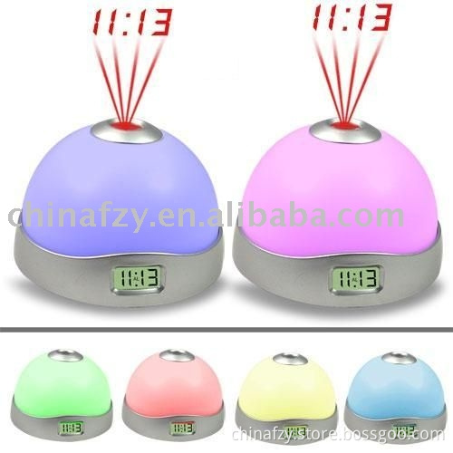 color change projection clock